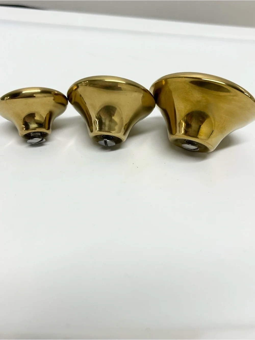 Le Creuset 3 Knob Set Gold (Small, Medium, Large)